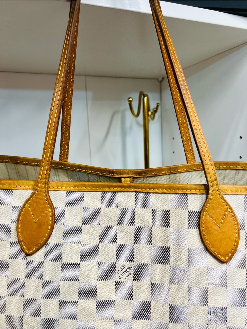 🔥🔥 Louis Vuitton Damier Azure Neverfull bag MM - Picture 5 of 17